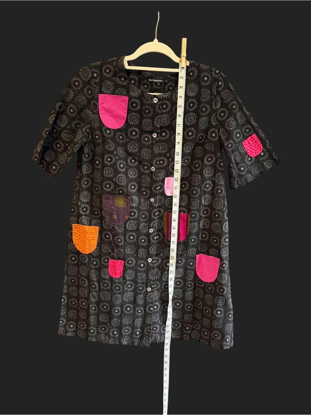 MARIMEKKO Kihlatasku Dress Takki Pocket Coatdress Nadja Print 36 6 - Picture 15 of 16